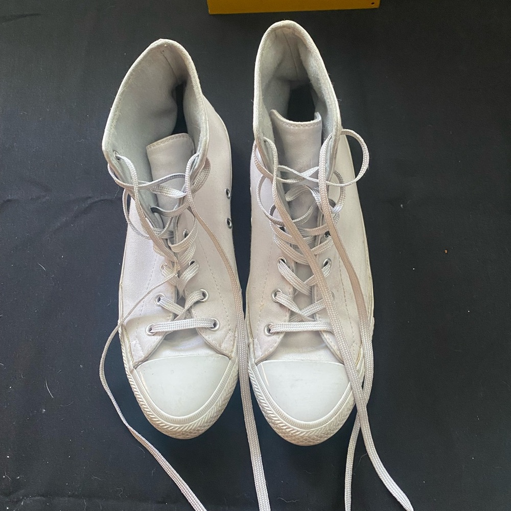 White High-Top Converse